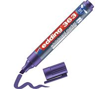 Edding 363 Marqueur pour tableaux blancs - violet - 1 stylo - pointe biseautée 1-5 mm - feutre effaçable - pour tableaux, blanc, magnétique, mémo et chevalet de conférence - sketchnotes