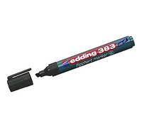 Edding 4-383001 Marqueur pour tableau à feuilles mobiles 383 pointe biseau 1 - 5 mm noir