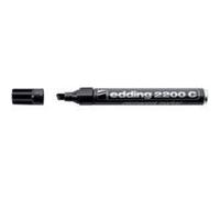 Edding 4-2200C 001 marqueur indélébile Pointe biseautée Noir 10 pièce(s) noir G
