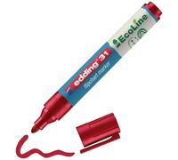 Edding 4-31002 Marqueur pour tableau à feuilles mobiles pointe ronde 1.5 - 3 mm rouge
