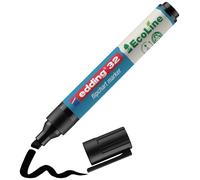 Edding 4-32001 Marqueur pour tableau à feuilles mobiles pointe biseau 1 - 5 mm noir