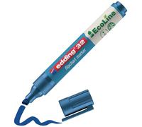 Edding 4-32003 Marqueur pour tableau à feuilles mobiles pointe biseau 1 - 5 mm bleu