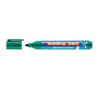Edding Lot De 10 Marqueurs Pour Chevalets 380 Vert 1,5-3 Mm