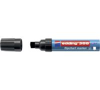 Edding 4-388001 Marqueur pour tableau à feuilles mobiles 388 pointe biseau 4 - 12 mm noir
