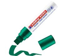 Edding 4-4090049 Marqueur pour fenêtre, 4-15 mm, blanc vert