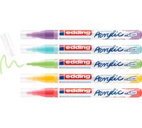 edding 4-5300-5S-2 edding 5300 Acrylstifte-Set farbsortiert 1,0 - 2,0 mm, 5 St.