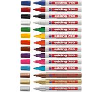 Edding 4-750001 Marqueur permanent Paint Marker Noir - Pointe 2-4 mm