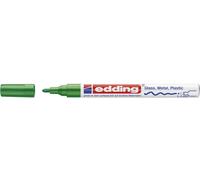 edding Marqueur peinture 751 – Vert – Pointe ronde 1–2 mm – Étanche, très opaque