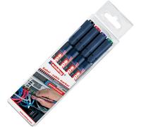 Edding 4-8407-4 8407 Marqueur De Câble Assortiment Portefeuille De 4