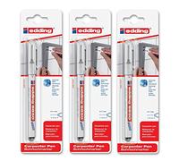 edding 4-8850-1-4001 Lot de 5 marqueurs spéciaux 8850 avec trou de perçage 0,7 à 1 mm Noir