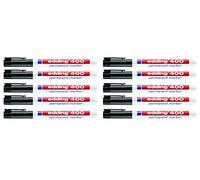 Edding 400 Marqueur permanent rechargeable, 1 mm, Noir
