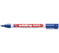 EDDING 400BL - Marqueur indélébile / bleu / pointe de 1,0 mm