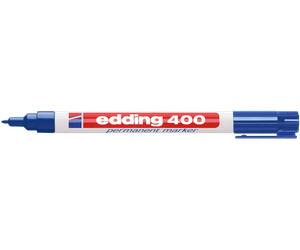 EDDING 400BL - Marqueur indélébile / bleu / pointe de 1,0 mm