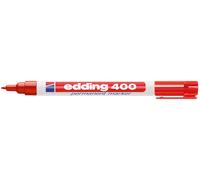 EDDING 400RT - Marqueur indélébile / rouge / pointe de 1,0 mm