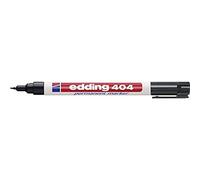 Edding Marqueur permanent 404 – Pointe ronde 0,75 mm Noir – Lot de 10