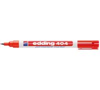 EDDING 404RT - Marqueur indélébile / rouge / 0,75 mm