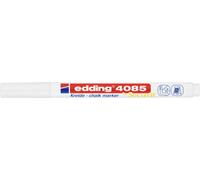 Marqueur effaçable craie Edding 4085 pointe ogive fine de 1 à 2 mm blanc