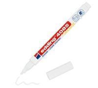 edding Marqueur craie effaçable 4085 pointe ogive fine 1 à 2 mm blanc