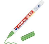 edding 4085 Marqueur craie liquide - vert métallisé - 10 feutres craie liquide - 1-2 mm - feutre craie effacable pour écrire sur les vitres,le verre - feutre craie ardoise aux couleurs opaques