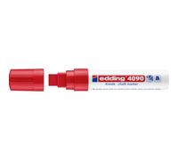 Edding 4090 4-4090002 Marqueur craie rouge 4 mm, 15 mm
