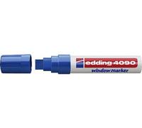 Edding 4090 4-4090003 Marqueur craie bleu 4 mm, 15 mm