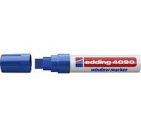 Edding 4090 4-4090003 Marqueur craie bleu 4 mm, 15 mm