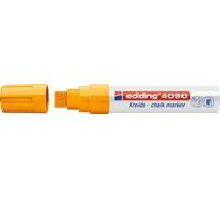 EDDING 4090NOR - Marqueur craie, 4-15mm, orange fluo