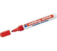 Edding 4095 4-4095002 Marqueur craie rouge 4 mm, 15 mm