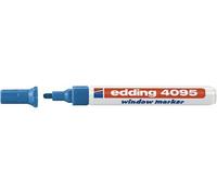 Edding 4095 4-4095003 Marqueur craie bleu 4 mm, 15 mm