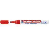 edding Marqueur craie 4095 4-4095002 – rouge, pointes 4 mm et 15 mm