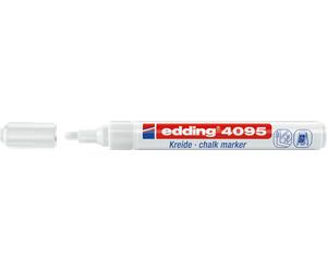 EDDING 4095WS - Marqueur craie, 2-3mm, blanc