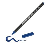 Edding 4200 Feutre pointe pinceau pour porcelaine - bleu acier - 1 stylo - pointe pinceau 1-4mm - pour peindre et décorer la céramique, porcelaine - va au lave-vaisselle, encre opaque, séchage rapide