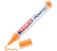 edding 4500 Marqueur pour textiles - orange fluorescent - 1 stylo - pointe ronde de 2-3 mm - feutre textile lavable en machine (60 °C) pour décorer le tissu - marqueur textile