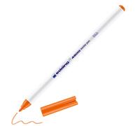 Edding 4600 Feutre pour textiles - orange - 1 stylo - pointe ronde de 1 mm - feutre textile lavable en machine (60 °C) pour décorer le tissu - marqueur textile