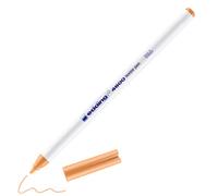 Edding 4600 Feutre pour textiles - orange clair - 1 stylo - pointe ronde de 1 mm - feutre textile lavable en machine (60 °C) pour décorer le tissu - marqueur textile