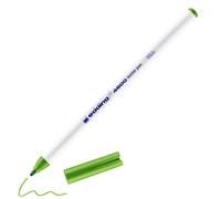 Edding 4600 Feutre pour textiles - vert clair - 1 stylo - pointe ronde de 1 mm - feutre textile lavable en machine (60 °C) pour décorer le tissu - marqueur textile