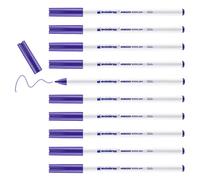 Edding Lot De 10 Feutres Pour Textiles 4600 Violet 1 Mm