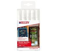 Edding 4995 Chalk Marker Marqueur Craie Ardoise Menu Lot Set Pack White Feutre Graffiti 4004764963683 Comasound Kartel Csk Online