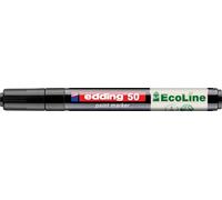 Marqueur peinture Edding Ecoline E50 pointe ogive 2 à 4 mm - Noir