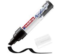 Edding 5000 Marqueur acrylique large - noir - 1 feutre acrylique imperméable - pointe biseautée large 5-10 mm - peinture acrylique pour peindre sur la toile, le papier kraft, le bois et la pierre