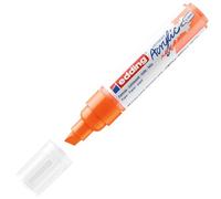 Edding 5000 Marqueur acrylique large - orange fluorescent - 1 feutre acrylique imperméable - pointe biseautée 5-10mm - peinture acrylique pour peindre sur la toile le papier kraft le bois la pierre