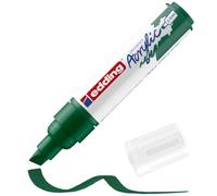 Edding 5000 Marqueur acrylique large - vert - 1 feutre acrylique imperméable - pointe biseautée large 5-10 mm - peinture acrylique pour peindre sur la toile, le papier kraft, le bois et la pierre