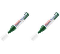Edding 5000 Wide acrylic marker - green - 1 waterproof acrylic pen - wide chisel tip 5-10 mm (Lot de 2)