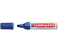 EDDING 500BL - Marqueurs indélébiles / bleu / 2,00 à 7,00 mm