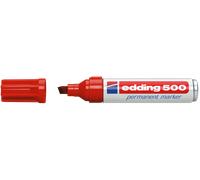 EDDING 500RT - Marqueur indélébile / rouge / 2,00 à 7,00 mm