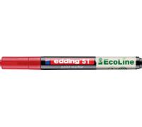 Edding 51 EcoLine 4-51-002 Marqueur peinture rouge 1 mm, 2 mm