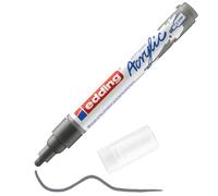 edding 5100 acrylic marker medium - grey - 1 waterproof acrylic paint marker - r