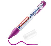 Edding 5100 Marqueur acrylique Medium - violet - 1 marqueur acrylique imperméable - pointe ronde moyenne 2-3 mm