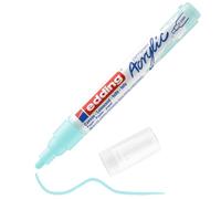 Edding 5100 Marqueur acrylique moyen - bleu pastel - 1 feutre acrylique imperméable - pointe ronde 2-3 mm - peinture acrylique pour peindre sur la toile, le papier kraft, le bois et la pierre
