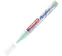 Edding 5100 Marqueur acrylique moyen - menthe - 1 feutre acrylique imperméable - pointe ronde moyenne 2-3 mm - peinture acrylique pour peindre sur la toile, le papier kraft, le bois et la pierre
